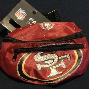 49ers Bling Fanny Pack NWT
